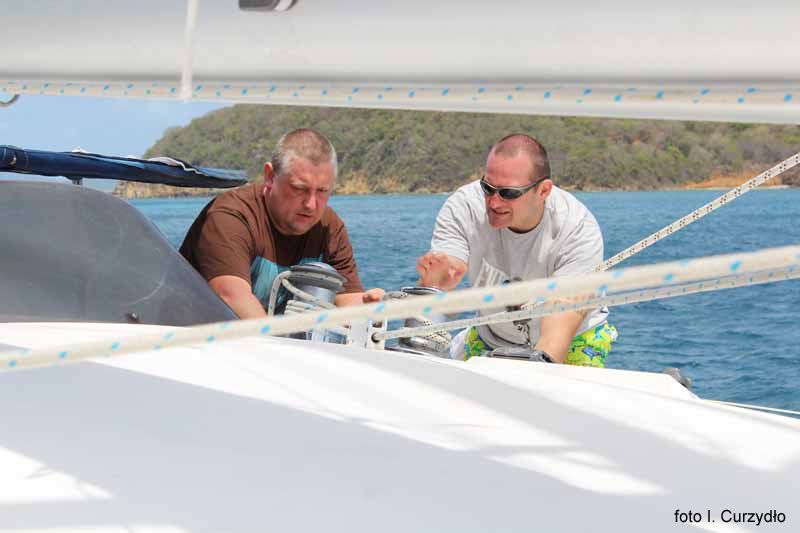 Mariusz podzieli� si� frajd� przy kabestanach z Adrianem