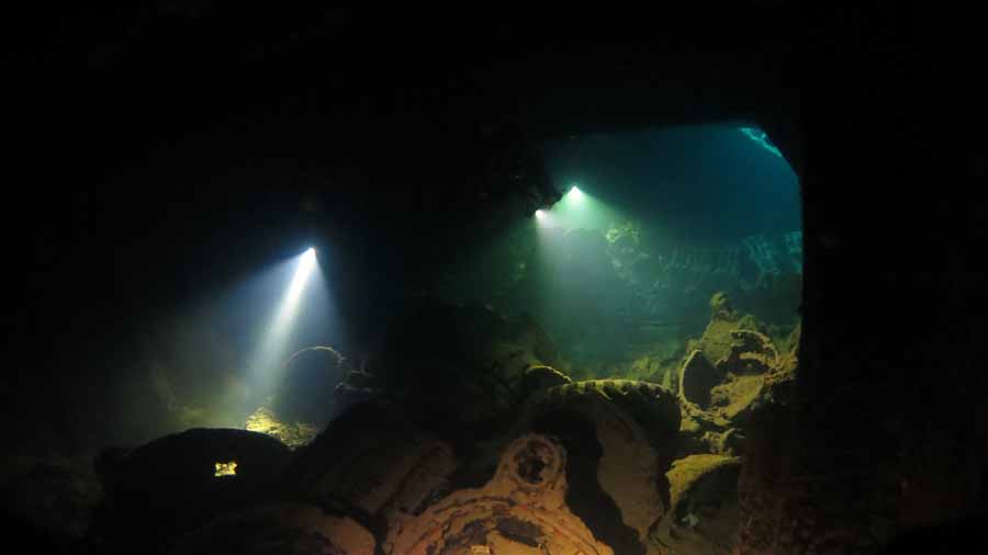 Nocne na Thistlegormie