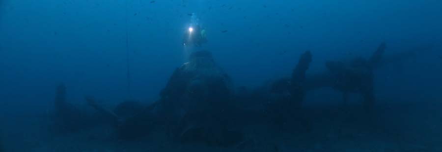 B17, panorama z ucieczki na �cian�